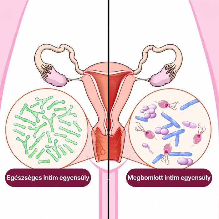 Egészséges vs nem egészséges hüvely
