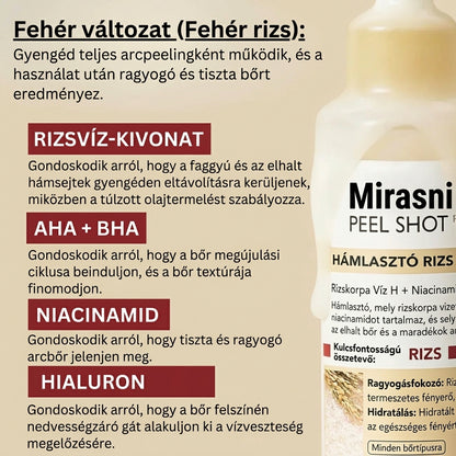 Rizses hámlasztó szérum a ragyogó bőrért