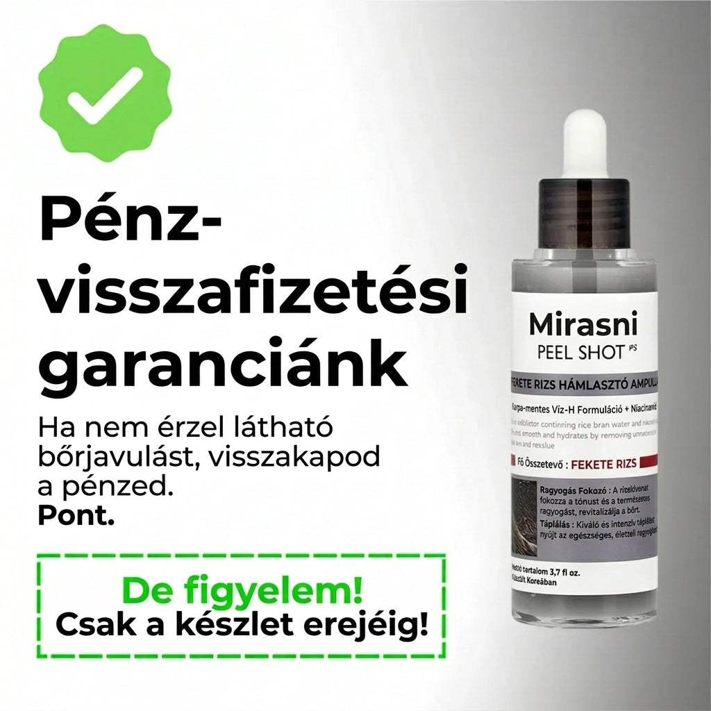 Rizses hámlasztó szérum a ragyogó bőrért